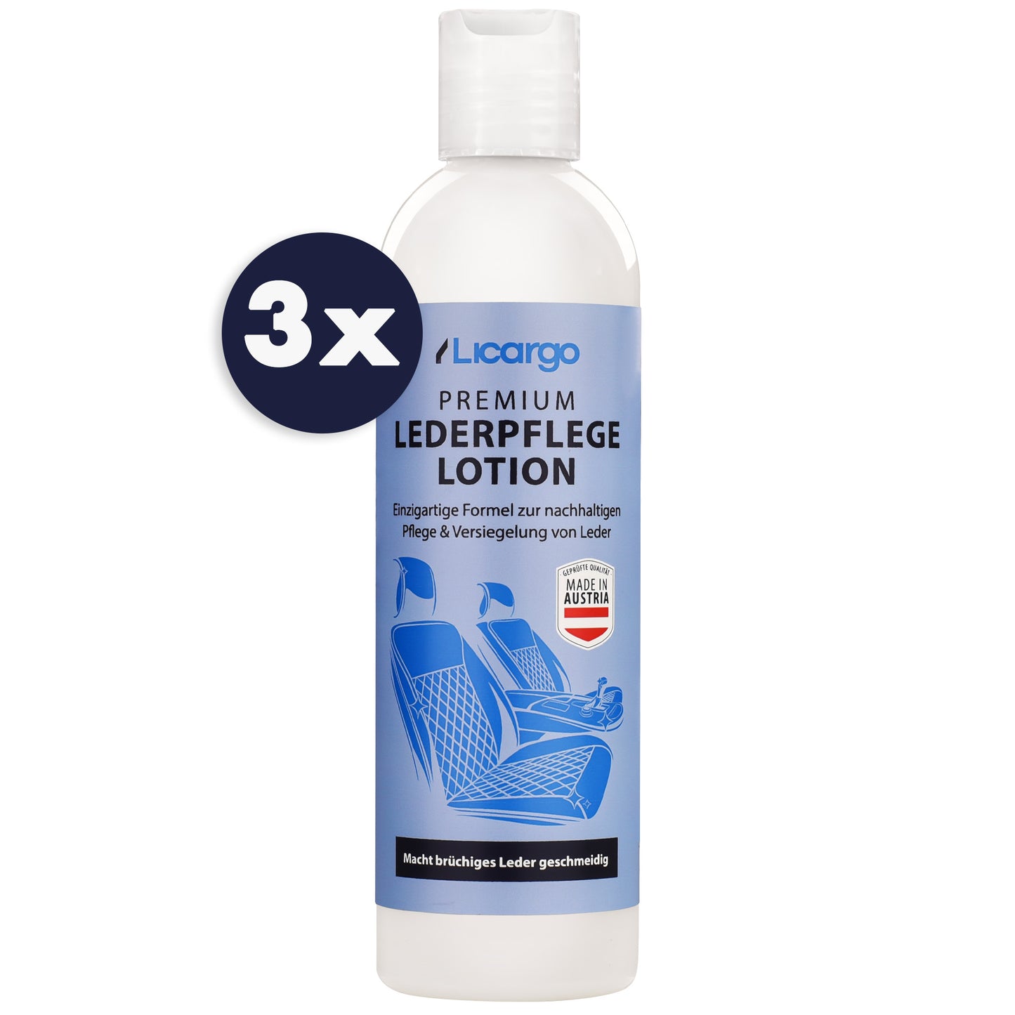 Pflege und Versiegelung=>Verleihe Deinem abgestumpften und brüchigen Leder mit unserer hochwertigen Lederpflege-Lotion eine regelrechte Wiedergeburt für strahlende Eleganz.