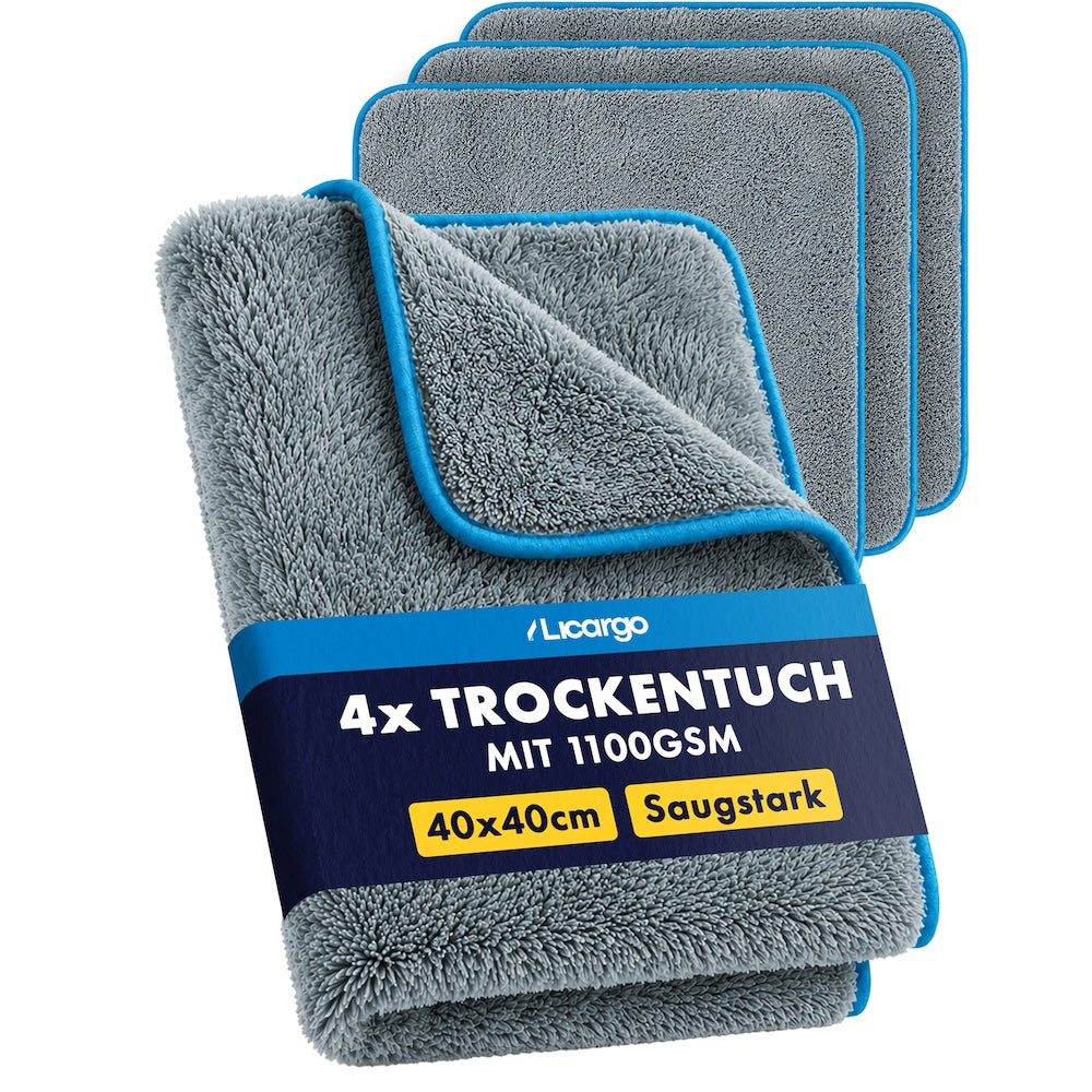 Makelloses Ergebnis=>1100GSM sprechen für sich selbst – mit seiner enormen Saugkraft ist unser Mikrofasertuch konkurrenzlos!