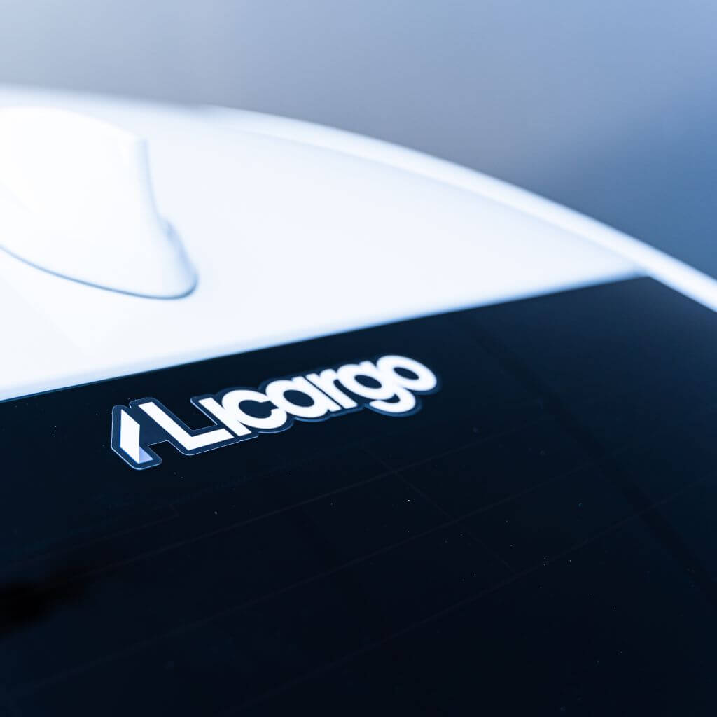 Licargo Sticker auf der Rückscheibe